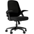 thumbnail image 4 of Hbada Office Task Desk Chair Swivel Home Comfort Chairs with Flip-up Arms and Adjustable Height, Black, 4 of 15