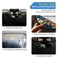 thumbnail image 2 of Colorful Mosaic Gemstones Car Windshield Sun Shade Foldable Car Front Window Visor Heat and UV Protection 53x23.5, 2 of 8