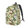 thumbnail image 6 of Easygd Jungle Animals Canvas Backpack: Stylish, Lightweight, and Versatile with Large Capacity and Adjustable Straps –, 6 of 7
