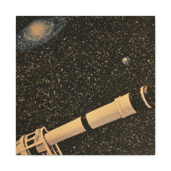 Hubble's Cosmic Visions - Canvas