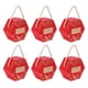 thumbnail image 5 of 10 bolsas de caramelos rojas para regalos de boda Cajas de regalo de chocolate hexagonales con cuerdas, 5 of 8
