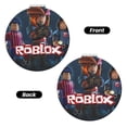 thumbnail image 2 of Qekee Miroir de Maquillage Compact Imprimé Roblox Pliant Mini Miroir de Poche Portable Double Face 2 x 1x pour Femme Filles-Forme Ronde, 2 of 9