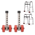 thumbnail image 1 of Walker Wheel Feet, Standard Size Walker Wheel Leg  For Replacement, 1 of 8