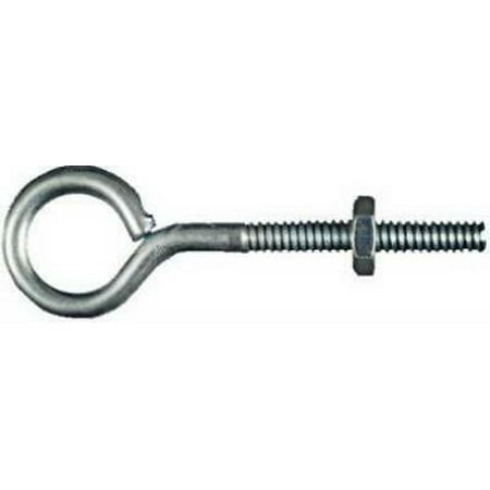 

2PK 3/16 x 2-1/2 Zinc Eye Bolt 40 LB Load Capacity Bulk 20/PK