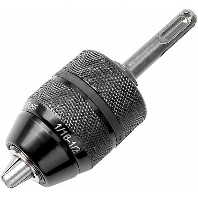 Portabrocas profesionales de alta resistencia, 2-13mm, 1/2-20 UNF, herramienta de mandril de taladro sin llave de cambio rápido con adaptador SDS de 6,35mm(1/2 ")