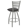thumbnail image 4 of XL 410 Jackie 25" Swivel Counter Stool with Anodized Nickel Finish and Canter Storm Seat, 4 of 4