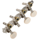thumbnail image 3 of Machines Tuners Pegs Tuning Key with White Pearl Knobs 4L+4R for Mandolin, 3 of 5