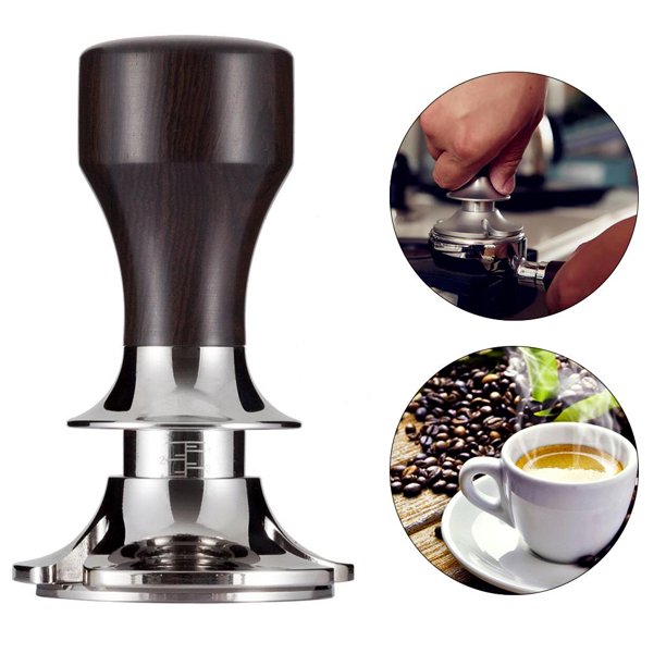 Espresso Tamper BLESIY 58mm Base Plana acero Inoxidable