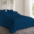 thumbnail image 2 of 100% Organic Cotton Wrinkle Resistant Solid Duvet Set, 2 of 7