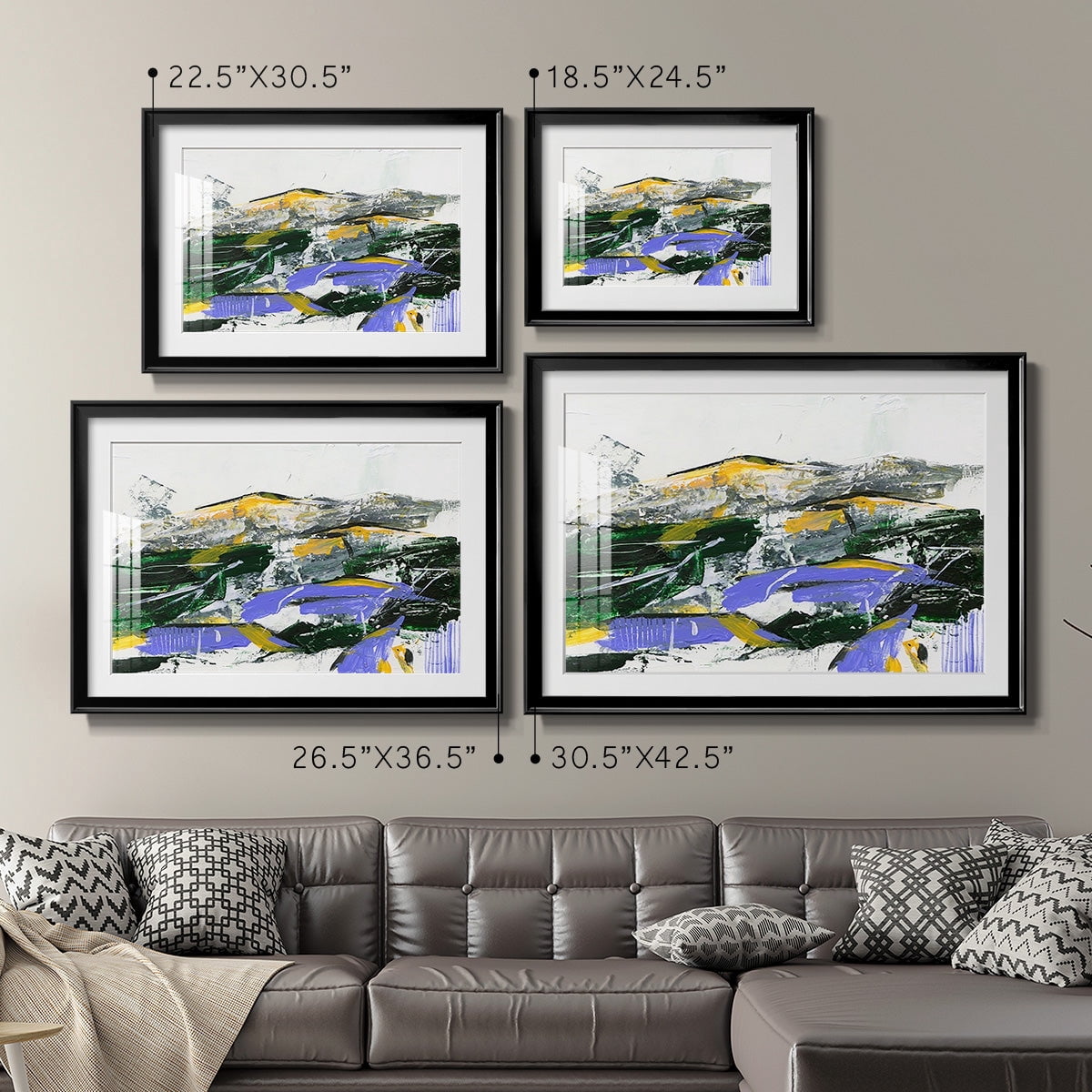Silent Mountain II Premium Framed Print - Ready to Hang