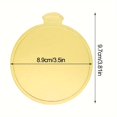 thumbnail image 4 of CNKOO 100pcs Golden Mu Si Cake Board Mini Cake Base Cake Board Cupcake Dessert Display Tray Cardboard Dessert Board Pastry Base, 4 of 6