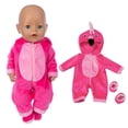 thumbnail image 4 of AlevRam 4 Sets 18 inch Baby Dolls Clothes 18" Doll Bodsuit Cute Animales Pattern Doll Clothes for 18 Inch Doll Great Gift Idea for Kids Girls Ages 3+, 4 of 6