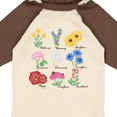 thumbnail image 4 of Inktastic Wild Flower Chart Boys or Girls Long Sleeve Baby Bodysuit, 4 of 5