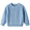 thumbnail image 2 of XIYON Girls Knit Sweater Winter Warm Soft Comfortable Pullover Top For Baby Toddler Kids Casual Everyday Wear Toddlers Lovely, 2 of 8