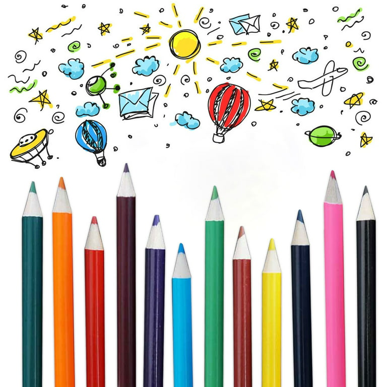 Pencils Clipart Set, Colored Pencils