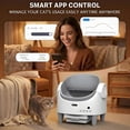 thumbnail image 3 of Open-Top Automatic Cat Litter Box, Self Cleaning Cat Litter Box with App Control & Weight Monitoring, 10.5L Large Capacity for Multiple Cats, Ultra-Quiet & Odor Control, 1 Rolls Refill Bags Included, 3 of 8