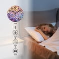 thumbnail image 4 of 14 Inch Wall Clock Battery Operated Silent Clock Decorative for Office, Kitchen, Outdoor, Living Room，Mermaid Scale Fish Scales with Golden Glitter Print Painting, 4 of 4
