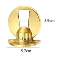 thumbnail image 2 of Door Stopper, Invisible Magnetic Door Stop, Stainless Steel Floor Magnetic Door Catch Door Holder - gold, 2 of 5