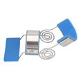 thumbnail image 1 of Adjustable Coil Spring Finger Extension Splint Training Device Blue, Relieve Finger Pressure, Joint Straightening, Universal Size for Rehabilitation, 1 of 7