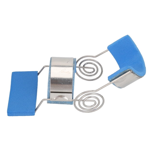 Adjustable Coil Spring Finger Extension Splint Training Device Blue, Relieve Finger Pressure, Joint Straightening, Universal Size for Rehabilitation