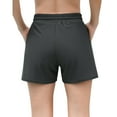 thumbnail image 3 of Charmo Women Swim Shorts Boy Leg High Waisted Swimming Boardshorts Swimwear Bottom, 3 of 6