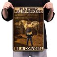 thumbnail image 4 of Placa Metal Vintage Be A Cowgirl Pintura Hierro Rectangular Del 30x40cm, 4 of 9