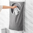 thumbnail image 4 of Paquete de 2 bolsas Oxford, cesta de almacenamiento de gran capacidad, almacenamiento colgante para baño, dormitorio y armario (gris) Sailing Electrónica, 4 of 5