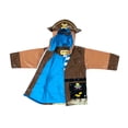 thumbnail image 2 of Kidorable PCOAT-PIRATE3T 100 Percent PU with Comfy Polyester Linning Brown Pirate PU Raincoat - Size 3T, 2 of 4