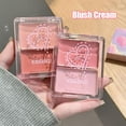 thumbnail image 3 of 2 Color Liquid Blush Cream & Highlight Contour Makeup Palette, Silky Smooth Long-Lasting Formula for Rosy Complexion, Botanical Extract, Gentle Matte Finish, 3 of 8