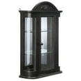 thumbnail image 2 of Design Toscano Rosedale Hardwood Wall Curio Cabinet: Ebony Black Finish, 2 of 4