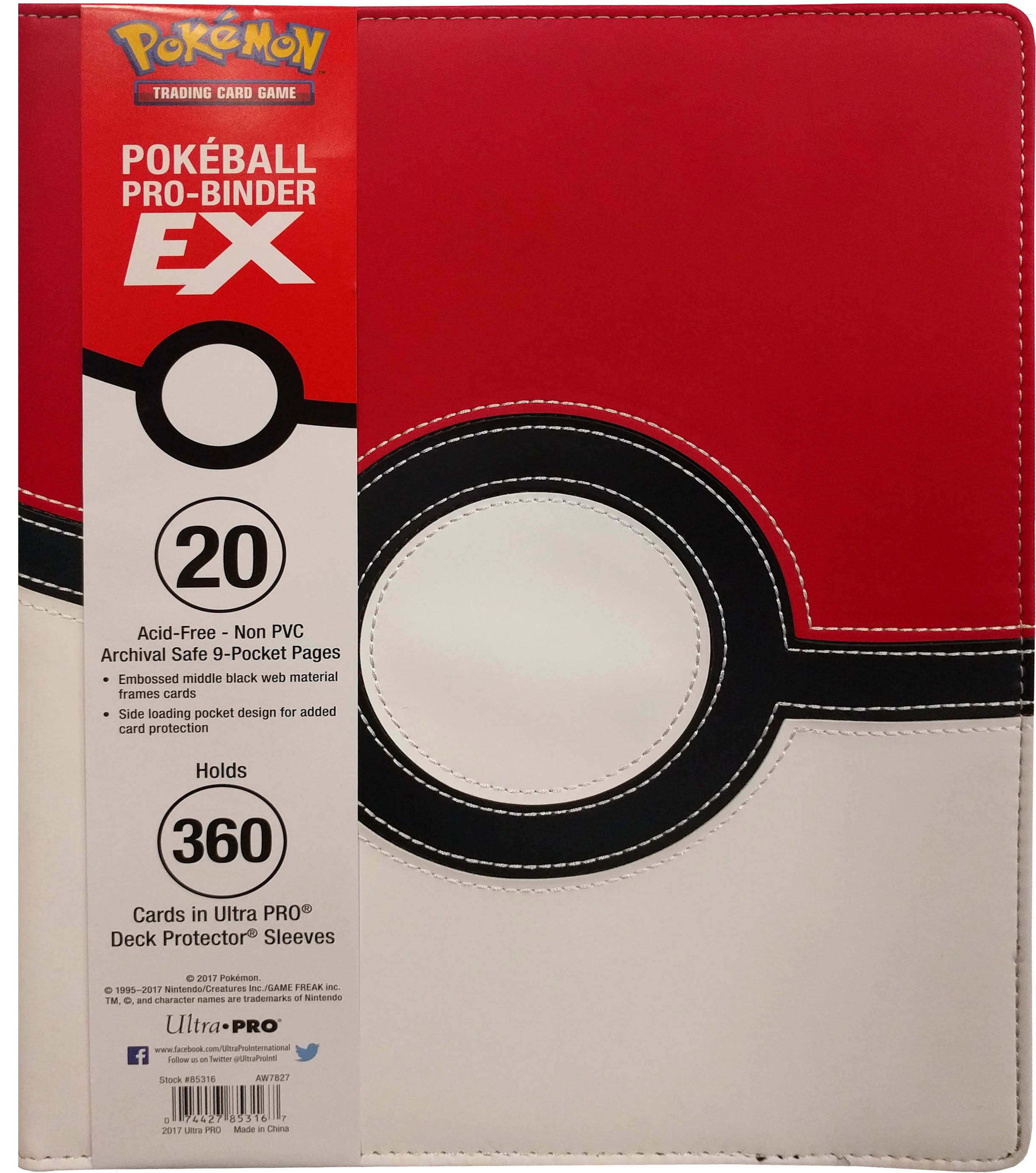 Ultra Pro Card Protection 9 Pocket Premium Pro-Binder Ultra Ball New 