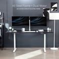 thumbnail image 5 of VIVO Electric Dual Motor 71” x 30” Standing Desk, Black Top, White Frame, 5 of 8