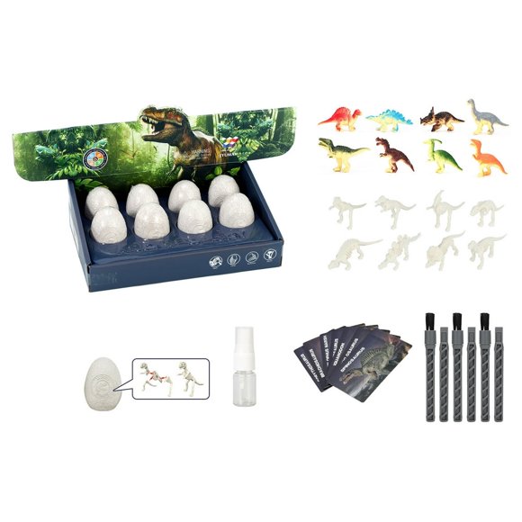 Dino Eggs Dig Kit Dinosaur Toys For Kids Dinosaur Eggs Excavation With Digging Tools Educational Stem Toys For Boys Girls Birthday Christmas Easter Gift
