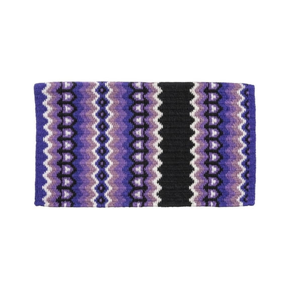 Tough 1 Western Saddle Blanket Tucson Wool 34" x 40" Purple 35-9340