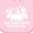 thumbnail image 4 of Inktastic Yellowstone National Park with Bear Mountains and Trees Boys or Girls Baby Bib, 4 of 4