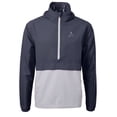 thumbnail image 2 of Men's Cutter & Buck Navy St. Louis Cardinals Charter Eco Recycled Anorak Half-Zip Hoodie Jacket, 2 of 3