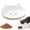 A, variant on Raised Cat Food Bowl Ceramic 15° Tilted Cat Food Bowls Protect Cat's Spine Anti Vomiting Backflow Prevention Bowls for Adult Kitty, Kitten, and Small Dogs, Pink