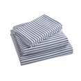 thumbnail image 4 of VCNY Home 6-Piece Navy/White Striped Polyester Bed Sheet Set, King, 4 of 5