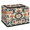 Multicolor 3, variant on ADECORIVY Mushroom Grass Flower Fabric Storage Bin with Lid, Foldable Storage Box Decorative Cube Organizer Basket for Closet Shelf Organizing Clothes