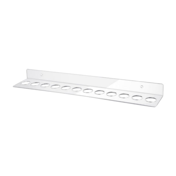 Soporte para tijeras de acrílico transparente con 12 ranuras para colgar herramientas, organizador para peluquería y accesorios de salón.