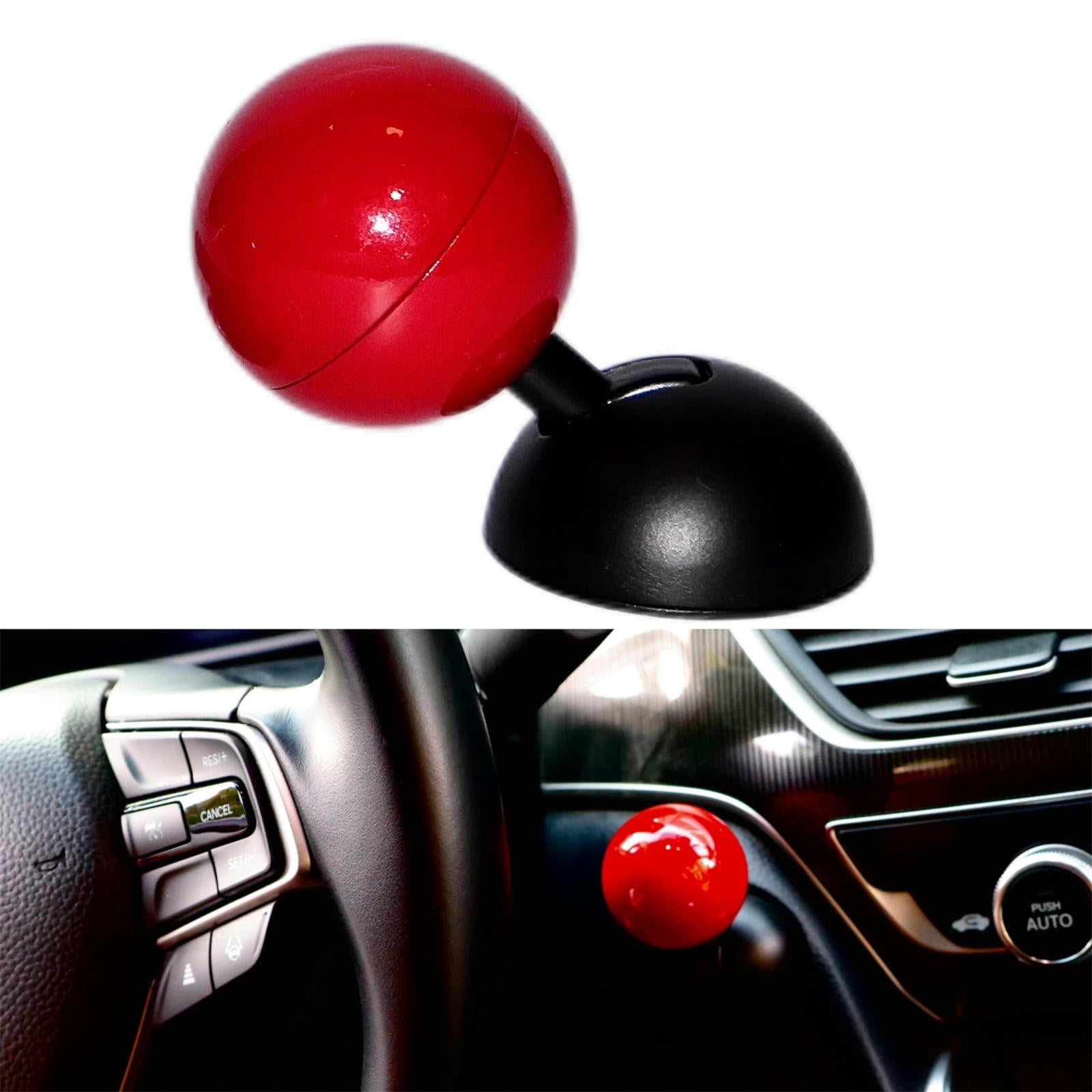 Car Push To Start Button Rocker Car Engine Start Stop Button Full Metal Ball bar Automotive Start Button Cover Decorative Remodeling Walmart