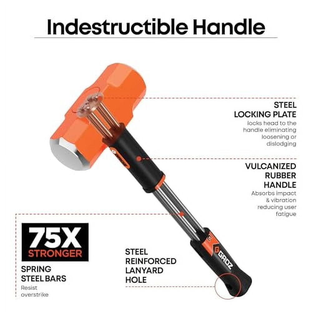 Fiskars 16Lb Demolition Sledge Hammer, 36 Inches, Black and