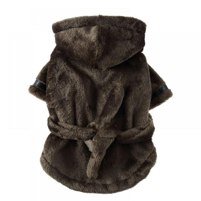 Bangus Pet Bathrobe, Dog Hooded Bath Towel Pajamas Quick Drying Super Absorbent Pet Cat Bath Robe Dog Clothes for Puppy Small Dogs Cats