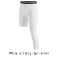 thumbnail image 2 of Men's 3/4 One Leg Compression Capri Tights Pants Athletic Base Layer Underwear, 2 of 8