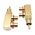 thumbnail image 6 of Splitter Adapter AV Splitter Plug -Plated Metal 90 Degree, 6 of 8