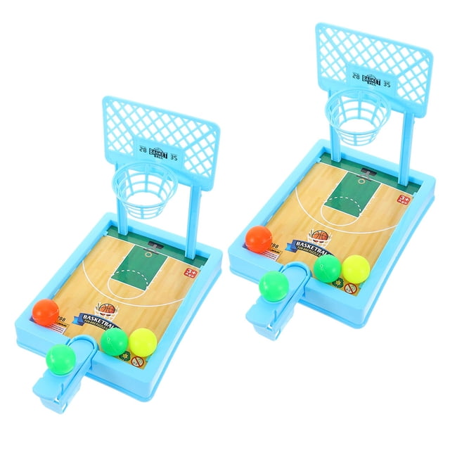 OUNONA 2 Ensembles Design de Table de Basketball en Plastique Bleu Ciel pour Usage Intérieur