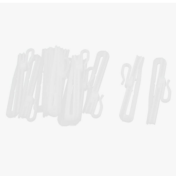 Plastic Adjustable Depth Pinch Pleat Clip Hook Tape Window Curtain