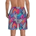thumbnail image 3 of Naloa Tropical Leaves Men's Beach Shorts, Surfing shorts, Swim trunks, Quick Dry Swim Trunks for Surfing Beach Fun - Small, 3 of 9