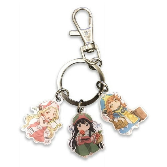 Porte-clés - Hakumei & Mikochi - Groupe Multi-Charms New ge48404