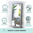 thumbnail image 3 of Tall Oversized Full Length Mirror, Wall Mirror for Living Room - Color:Espresso (Rustic),Size:66" x 32", 3 of 4